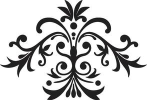 klassiek decoratief floreren logo ontwerp delicaat overladen elegantie sier- embleem icoon vector