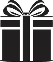 geschenkmuse doos embleem vreugdekluis Cadeau vector