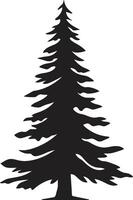 berijpt Woud fantasie Kerstmis boom verzameling nordic groenblijvend charme s voor Scandinavisch decor vector