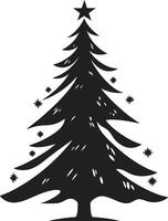 rendier carrousel coniferen s voor speels Kerstmis gouden schitteren kerststerren s voor glamoureus boom decor vector