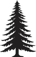 polair uitdrukken dennen s voor grillig Kerstmis bomen hulst BES gelukzaligheid Kerstmis boom verzameling in rood en groen vector