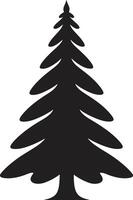 polair uitdrukken dennen s voor grillig Kerstmis bomen hulst BES gelukzaligheid Kerstmis boom verzameling in rood en groen vector