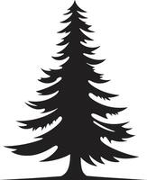 starlit sneeuwval pracht s voor winter wonderland bomen wervelend wintertijd vraagt zich af Kerstmis boom reeks voor speels decor vector