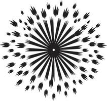 pyrotechnisch pizzazz ic embleem voor vuurwerk sprankelend pracht van vuurwerk vonken vector