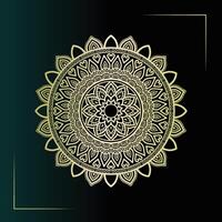 creatief luxe sier- mandala patroon kunst ontwerp vector