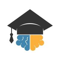 onderwijs logo icoon ontwerp vector