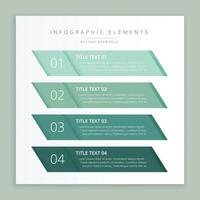 abstract modern stappen optie kleurrijk infographic ontwerp banier vector