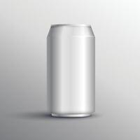 realistisch energie drinken kan mockup ontwerp sjabloon vector