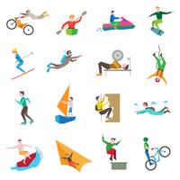 Extreme sporten pictogrammen vector