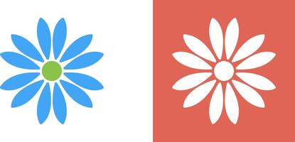 uniek bloem icoon ontwerp vector