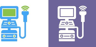 echografie machine icoon ontwerp vector
