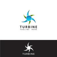 turbine logo sjabloon ontwerp vector