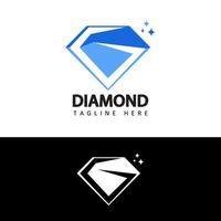 diamant, sieraden logo sjabloon ontwerp vector