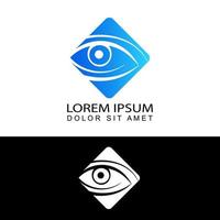 oog logo, visie symbool sjabloonontwerp vector