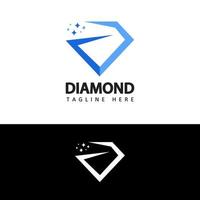 diamant, sieraden logo sjabloon ontwerp vector