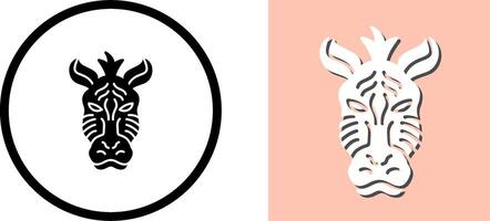 zebra icoon ontwerp vector