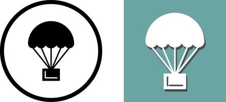 parachute pictogram ontwerp vector