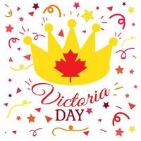 gelukkige victoria day sticker vector