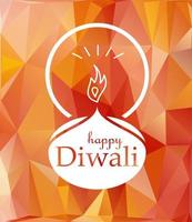 gelukkige diwali-viering banner vector