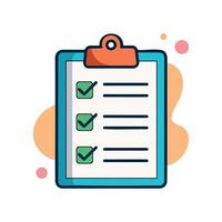 ultieme checklist voor doeltreffend taak beheer vector