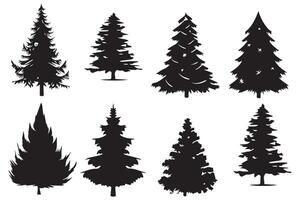 Kerstmis boom bundel ontwerp vector