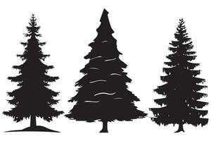 Kerstmis boom bundel ontwerp vector