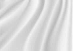 abstract achtergrond luxe wit kleding of vloeistof Golf abstract of wit kleding stof structuur achtergrond. kleding zacht Golf. plooien van satijn, zijde, en katoen. gebruik voor vlag. vector