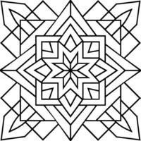 zwart en wit patroon ontwerp ,bloemen ontwerp vector