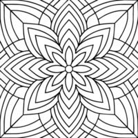 zwart en wit patroon ontwerp ,bloemen ontwerp vector