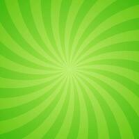gemakkelijk levendig helling groen spiraal stralen structuur in blanco plein duidelijk achtergrond vector