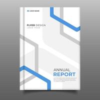 modern jaar- verslag doen van Hoes boek bedrijf sjabloon ontwerp vector