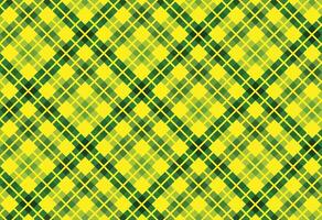 naadloos geruit patroon. naadloos geruit patroon. grof wijnoogst groen geel plaid kleding stof textuur. abstract meetkundig achtergrond. tafelkleed voor picknick textuur. vector
