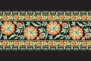 naadloos patroon achtergrond meetkundig etnisch oosters ikat naadloos patroon traditioneel ontwerp voor achtergrond, tapijt, behang, kleding, inpakken, batik, kleding stof, illustratie borduurwerk. vector