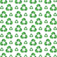 recycle ideaal modieus veelkleurig herhalen patroon illustratie achtergrond ontwerp vector