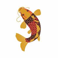 verzameling van hand- getrokken schattig vissen in vlak stijl. vissen lichaam pictogrammen groot set. illustratie voor icoon, logo, afdrukken, icoon, kaart, embleem, label. aquarium. vector