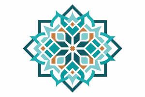 delicaat patronen geïnspireerd door Islamitisch meetkundig kunst vector