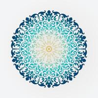 helling mandala Aan wit geïsoleerd achtergrond. vector