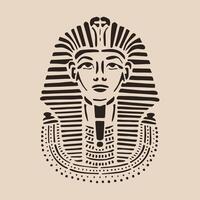 Farao, koning van Egypte ontwerp illustratie vector