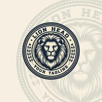 leeuw hoofd, logo sjabloon, ontwerp inspiratie vector