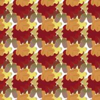 eik Afdeling met eikels en bladeren. herfst kleurrijk gebladerte. naadloos patroon. illustratie . vector