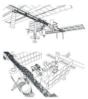 orbital ruimte station vector