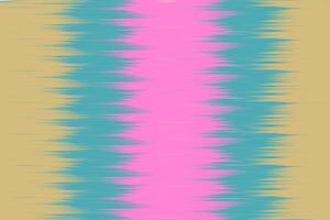 etnisch abstract ikat kunst. ikat patroon ontwerp voor achtergrond, behang, textiel, lap, mode, tafel lap, tapijt vector