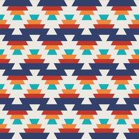 kleurrijk aztec meetkundig patroon. kleurrijk meetkundig zigzag vorm naadloos patroon aztec zuidwestelijk stijl. etnisch meetkundig patroon gebruik voor kleding stof, textiel, huis decoratie elementen, enz. vector