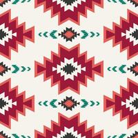 aztec zuidwesten kleurrijk patroon. kleurrijk aztec meetkundig vorm naadloos patroon zuidwestelijk stijl. etnisch meetkundig patroon gebruik voor kleding stof, textiel, huis decoratie elementen, bekleding, enz vector