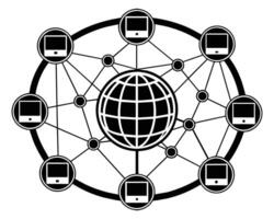 sociaal netwerk verbinding vector