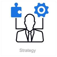 strategie en planning icoon concept vector