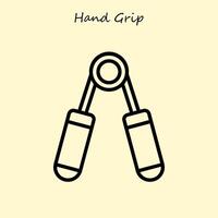 hand- grip gemakkelijk icoon vector