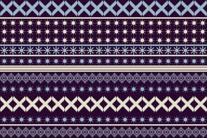 meetkundig etnisch patroon, inheems Amerikaans tribal kleding stof, tegel, tapijt, , illustratie ontwerp, Aan marine blauw achtergrond vector