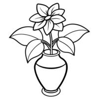 jasmijn bloem schets illustratie kleur boek bladzijde ontwerp, jasmijn bloem zwart en wit lijn kunst tekening kleur boek Pagina's voor kinderen en volwassenen vector