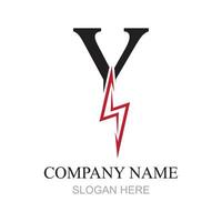 y letter logo vector